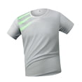 thumbnail image 5 of TEAJOPSUU Men's Graphic Print Sports T-Shirt Quick Dry & Moisture-Wicking Odor-Resistant & Stretchy & Wrinkle Resistant For C-Gray, 5 of 5