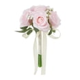 thumbnail image 1 of Ramo de Boda Flores Artificiales Macarena Rosa 27,5 cm x 18 cm, 1 of 8