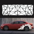 thumbnail image 4 of relayinert Car Stickers Featuring Triangles Graphics Sun Protection And Helper For Family brilliant black 1Set, 4 of 6