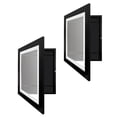 thumbnail image 3 of DOLITY 2 Pcs Cadre Photo en Bois Rangement Projets Maisons Verre avant Flottant Ouvert Oeuvre Noir, 3 of 9