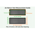 thumbnail image 5 of Achtek AIR RETURN 10"x30" Duct Opening (Overall Size 12"x32") | Heavy Cast Aluminum Air Grille HVAC Duct || Powder Coated, 5 of 12