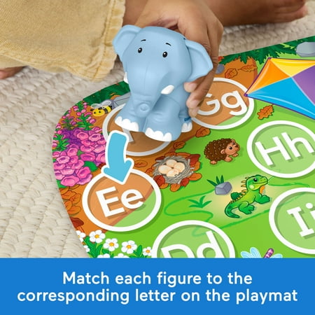 Fisher-Price Little People Alphabet Fun, Playmat and 26 Figures for Toddlers & Kids