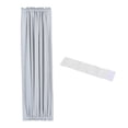 thumbnail image 1 of Unique Bargains Rideau Occultant pour Porte, 54'L x 72'H Rideau de Porte-Fenêtre 1 Panneau, Blanc Or, 1 of 7