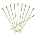 thumbnail image 1 of Uxcell 10Pcs Stainless Steel Cocktail Toothpicks, 4.25 Inch Metal Cocktail Picks Fruit Sticks, Gold Cylinder, 1 of 5