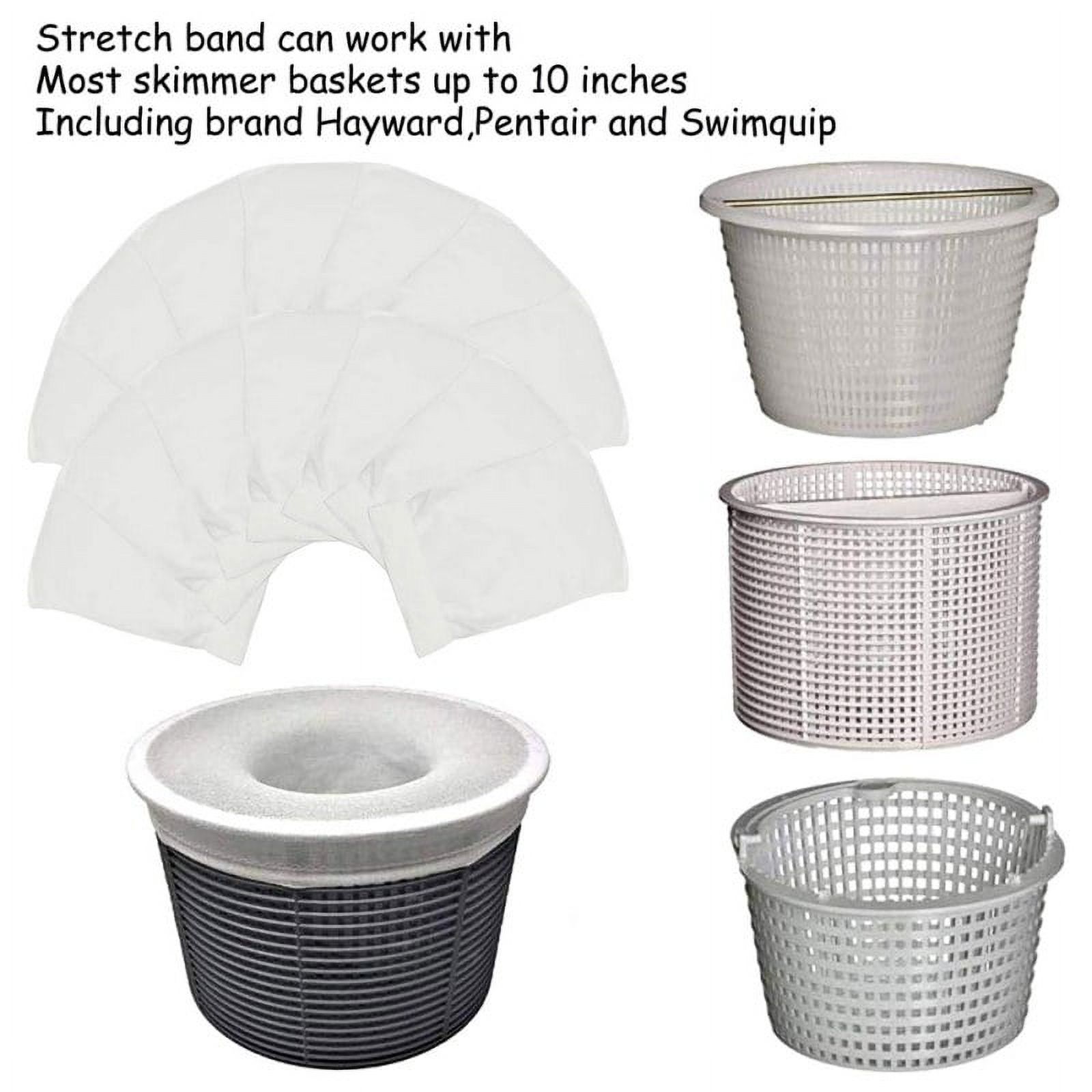 Pool Skimmer Socks - Excellent Savers for Pool Filters, Baskets, and Skimmers - The Ideal Sock/Net/Saver to Protect Your Inground or Above Ground Pool(without Basket)