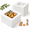 White-Cake Boxes-10x10x8 inches-30, variant on White-Cake Boxes 12x12x8 inches 30 Pack Square Transport Containers