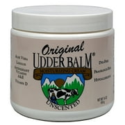 Unscented Original Udder Balm Moisturizing Cream with Aloe & Lanolin 16oz Jar.