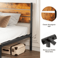 thumbnail image 5 of MAYEERTY Twin Metal Bed Frame - Headboard & Footboard, 800LBS Slats, No Box Spring, 5 of 9