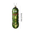 thumbnail image 3 of Dongrere Acrylic Christmas Pickle Ornament Flats Cartoon Cucumber Pendant for Christmas tree decorations, 3 of 5