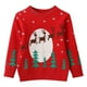 thumbnail image 1 of Sudadera navideña para niños, ropa para niños, camisa de manga larga, suéter de punto, cárdigan, disfraz navideño, mono de nieve para bebés pequeños, tops de ciervos para primavera,, 1 of 5
