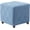 Blue, variant on Bifaun Vogel Ottoman Square Stretch Foot Stool Slipcovers Square Foot Rest Covers Protector with Elastic Band Washable Storage Ottoman Cover S Beige
