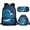 Butterfly Moon Blue, variant on Wolf Backpack for School Boys 6-7 8-9 10-12 Elementary School Bag Set with Lunch Box Pencil Case Love Heart Bookbag Middle High Students Schoolbags Rucksack Daycare Bags
