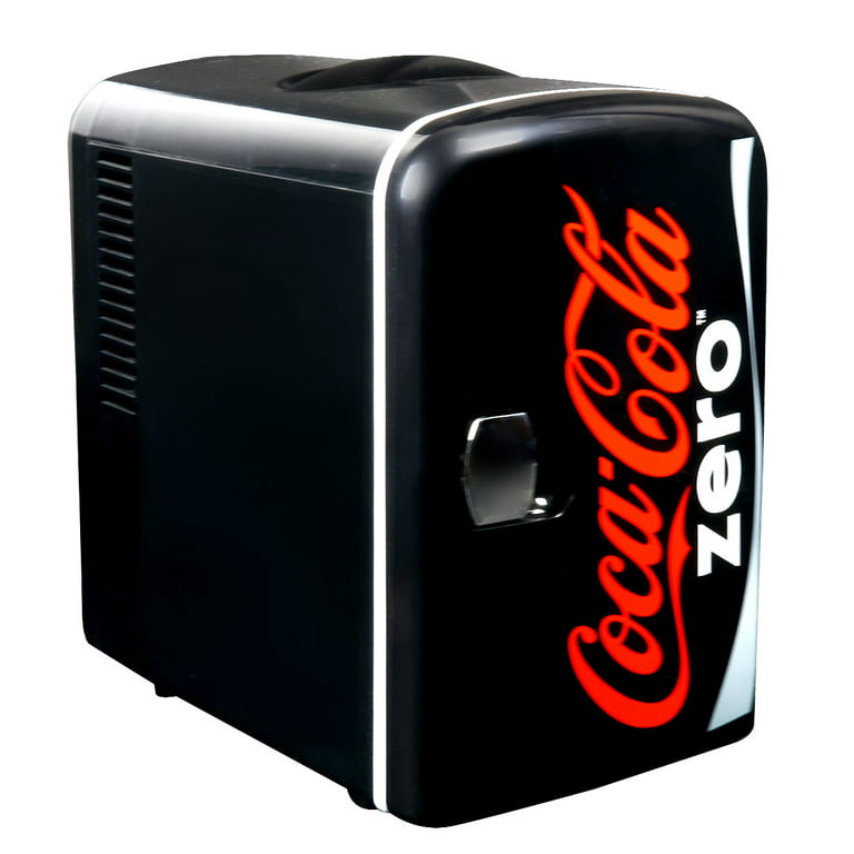 Coke Portable Mini Fridge 6 Can Mini Cooler 120V/12V DC Home Car