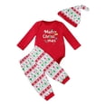 thumbnail image 5 of mgoYE Toddler Baby Boy Long Sleeve Pullover Tops + Pants 2Pcs Outfit Fall Winter Outfits Graphic Print Toddler Boy Clothes, 5 of 6
