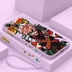 thumbnail image 4 of Funda de teléfono de Anime My Hero Academia para Apple iPhone, 15, 14, 13, 12, 11 Pro Max Plus, 8, 7, SE, funda líquida con Capa de cuerda izquierda, 4 of 5