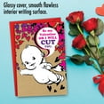 thumbnail image 5 of Funny Valentine's Day Greeting Card with 5 x 7 Inch Envelope (1 Card) Cut You - Flying Baby with Wings and Hearts, 5 of 6