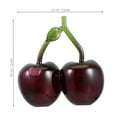 thumbnail image 2 of ACDANC 2026 New Glass Cherry Vase Unique Decorative Planter Flower Holder Hydroponics Bud Vase Small Fruit Shaped Centerpiece for Home Office, 2 of 7