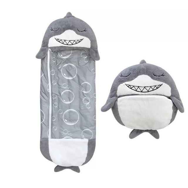 Saco de dormir para niños de dibujos animados, saco de dormir con almohada de animales para niños, edredón plegable a prueba de patadas, saco de dormir para niños