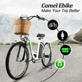 thumbnail image 3 of Nakto NAK-CAMFW 26 ft. Female Camel City Electric Bicycle, White, 3 of 7