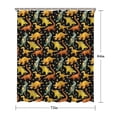thumbnail image 5 of Black Toy Like Dinosaurs Pattern Shower Curtain 72"x84" ,Bathroom Decorative Shower Curtains Set with 12 Hooks,Modern Waterproof Washable Shower Curtain, 5 of 6