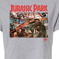 thumbnail image 3 of Jurassic Park - T-Rex Banner Scene Cropped Graphic T-Shirt, 3 of 5