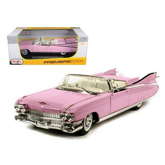 Maisto 1959 Cadillac Eldorado Biarritz Pink 1-18 Diecast Model Car