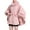 Pink, variant on XFLWAM Women's Faux Fur Shawl Wrap Poncho Cape Wool Collar Batwing Sleeve Open Front Cardigan Warm Cape Sweater Cloak with Belt Black Free Size