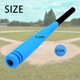 thumbnail image 3 of Foam Baseball Bat Mini 54cm Children Baseball Toy Set Soft Bat Indoor/Outdoor Fun Baseball Bat for Children Baseball Course, Practice Batting（1set，random color）, 3 of 5
