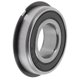thumbnail image 1 of Rodamientos de bolas de ranura profunda 6003NR2RS Unique Bargains 17x35x10mm P5 con doble sello de goma lubricado 1 Pc Carro Scooter Patineta Rueda Universal Tonos plateados y negros, 1 of 6