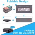 thumbnail image 6 of Blanket Bags Clothing Storage Organizer, Under Bed Clothes Organizer Coat Storage, Storage for Bedroom Zippered Storage Bags, Storage for Comforters Home Organization(1pc), 6 of 7
