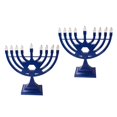 thumbnail image 3 of Lámpara de noche decorativa de Hanukkah, versátil lámpara de vela de Hanukkah de cabezales para chimenea, mesa, centro de mesa, dormitorio, 2 piezas, 3 of 8