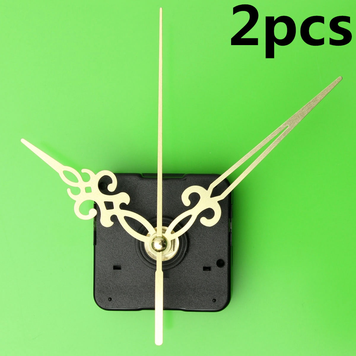 2Pcs DIY Long Hands Wall Quartz Clock Spindle Movement Mechanism Repair Tool