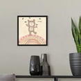 thumbnail image 2 of Kids Nursery Art "Rainbow Bear" Natural Float Framed Canvas - 12x12, 2 of 5