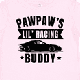 thumbnail image 4 of Inktastic Pawpaw's Lil' Racing Buddy with Car Silhouette Boys or Girls Baby T-Shirt, 4 of 5