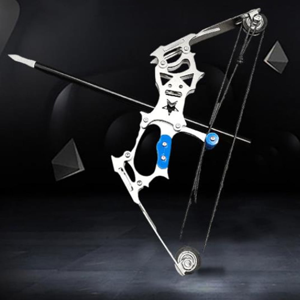 BYJCCAR Mini Bow & Arrow Set Portable for Outdoor Shooting Toy 6.9