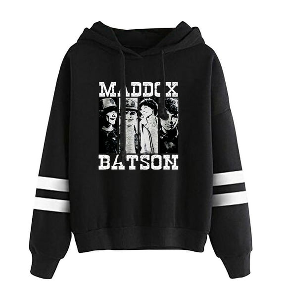 Maddox Batson Vintage Hoodie Unisex Pocketless Long Sleeve Sweatshirt Casual Fashion Pullovers
