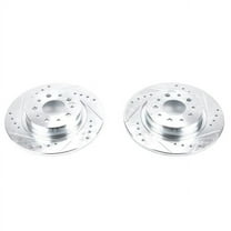 Power Stop EBR1423XPR Evolution Drilled & Slotted Rotors -Rear