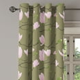 thumbnail image 3 of Ambesonne Grommet Curtain, , 50"x60", Khaki Soft Pink, 3 of 5