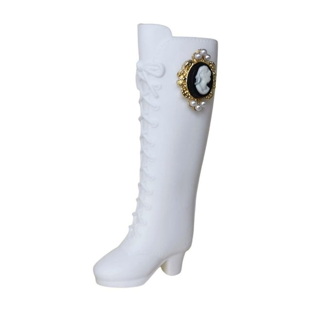 Botas para figuras en miniatura a escala 1/6 CUTICAT zapatos de tacón alto para muñecas femeninas de 12 pulgadas