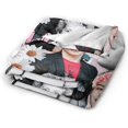 thumbnail image 2 of Blanket Ross Musics Lynch Throw Flannel Blankets Warm Soft Cozy Fuzzy Air Conditioning Blanket for Living Room Sofa Bed Gift Blankets for All Seasons 30"x40", 2 of 6
