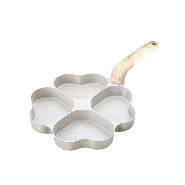 Fesfesfes Flat Bottom Non Stick Frying Pan for Breakfast Eggs Pancakes Omelette Mini Size Small Pan Even Heating Easy to Clean Stovetop Compatible Home Kitchen Cooking Tool