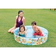 thumbnail image 2 of Intex Angler Fish Baby Pool for Toddlers, Age 1-3, Inflatable Pool with Sunshade, 2 of 3