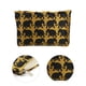 thumbnail image 3 of Bolsas de maquillaje de mano multifuncionales de elefante únicas de 1 pieza para viajar, tono dorado medio negro de poliéster, 3 of 5