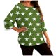 thumbnail image 3 of TaTaai Plus Size Gradient Print T-Shirt, Women's Long Sleeve Round Neck Top, Casual Loose Fit Blouse, Soft Home Wear, All Seasons Daily Attire Gift, 3 of 6