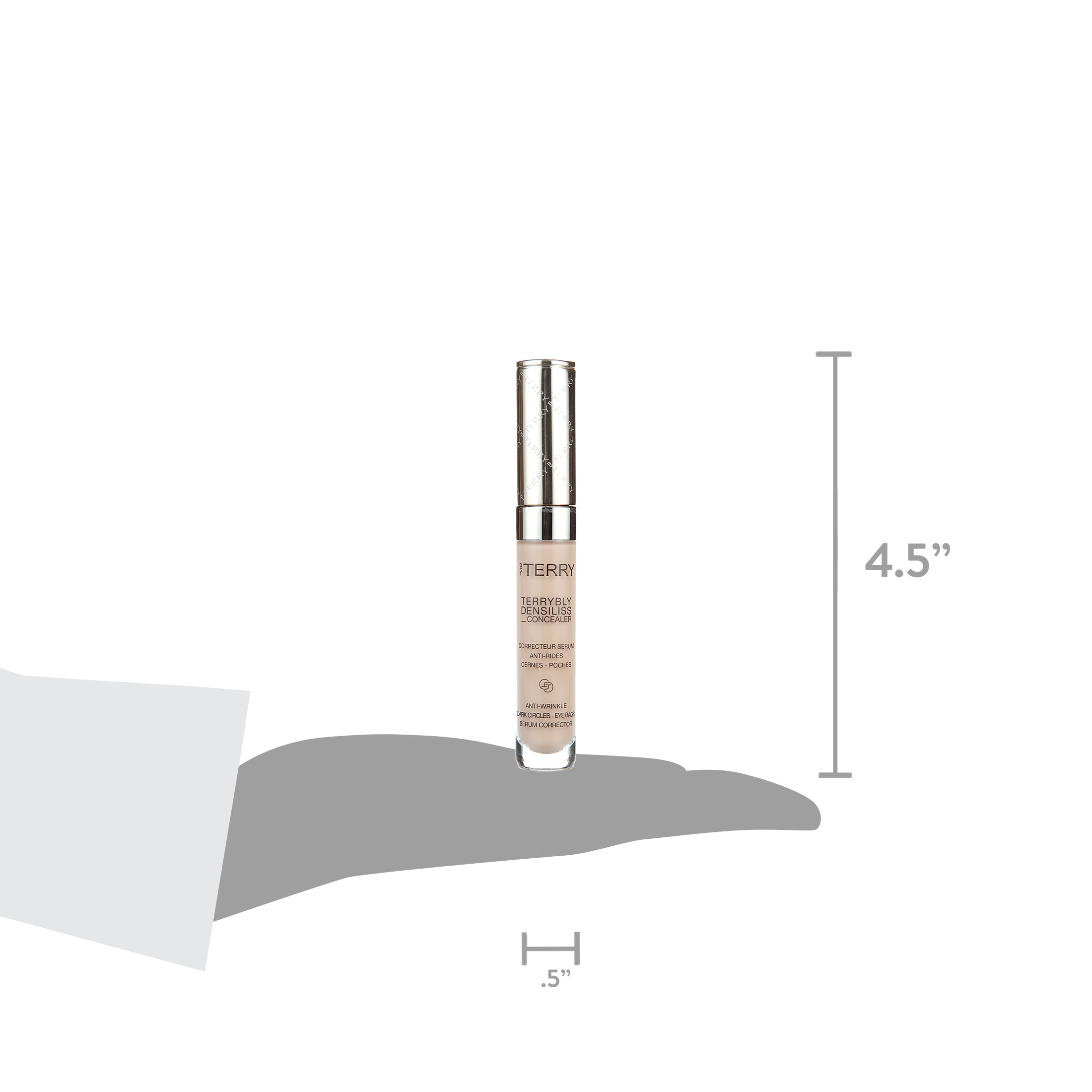 By Terry Densiliss Serum Concealer Makeup, Anti Aging, 4 Medium Peach, 0.23 fl oz