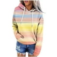 thumbnail image 2 of Fnnxeal Womens Sweatshirts Grahpic Hoodies Spring Fall Casual Loose Long Sleeve Orange Sweatshirts for Women Size S, 2 of 5