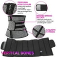 thumbnail image 7 of COMFREE Women's Sauna Waist Trainer Sweat Belt Compression Trimmer Workout Fitness Shapewear, 7 of 7