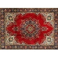 thumbnail image 1 of Ahgly Company Indoor Rectangle Traditional Dark Gold Brown Medallion Area Rugs, 2' x 5', 1 of 6