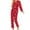 Red, variant on PMVFHDE Women's Christmas Holiday Pajama Set Flannel Long Sleeve Button Down Top & Pants, Festive Family Matching Sleepwear, Cozy Brushed Pajamas Plaid Loungewear Red,L