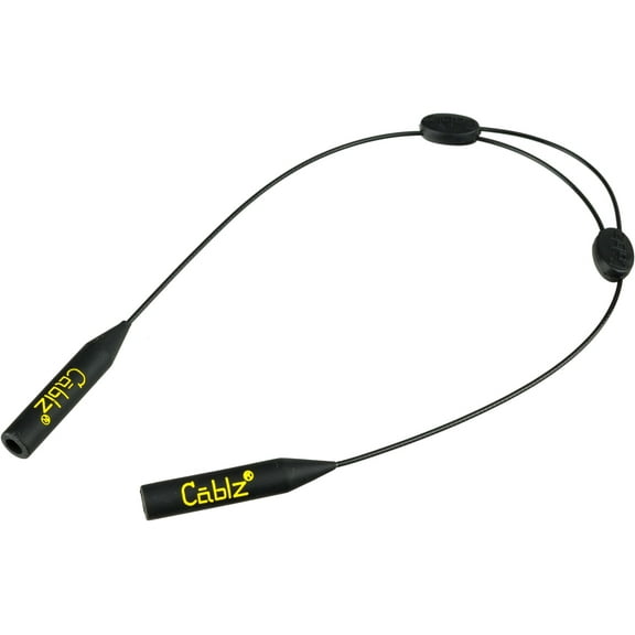 Cablz Eyewear Retainer, Zipz, Black, 14 in, Adult, Unisex